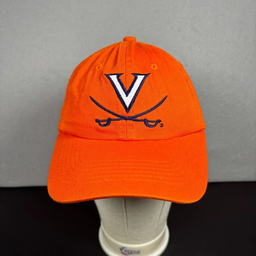 University of Virginia Cavaliers Orange Baseball Cap UVA Hat Unisex Adult OSFM